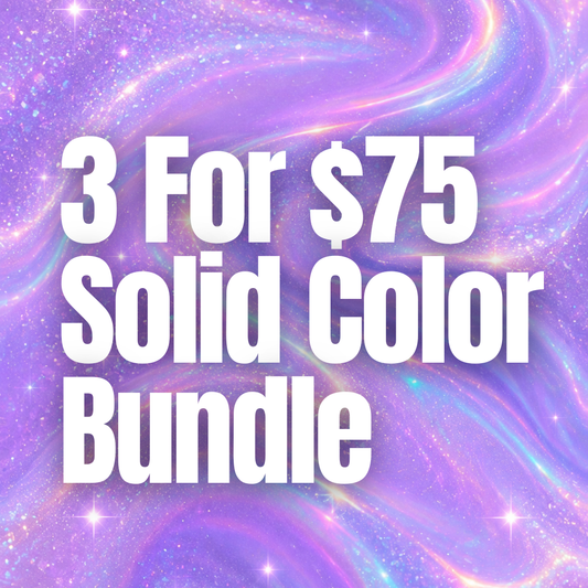 3 For $75 Solid Color Bundle